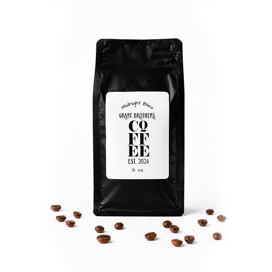Midnight Bliss Dark Roast Coffee 12oz. | Smooth Bold Coffee – Grant Brothers Coffee