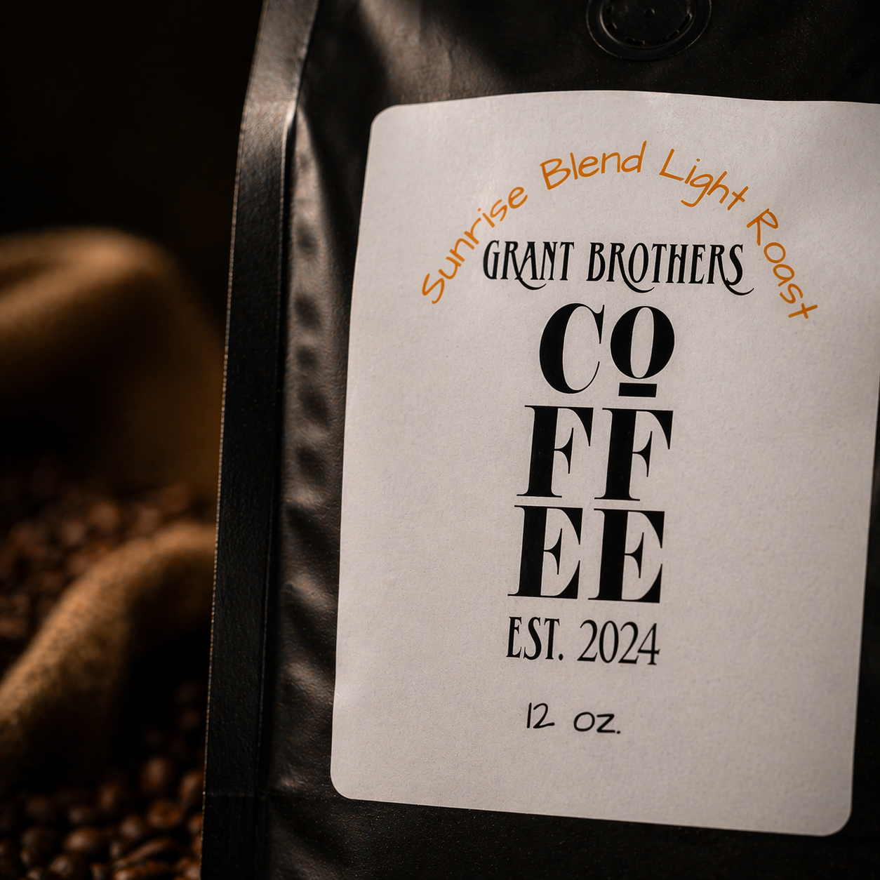 Sunrise Blend Light Roast Coffee – 12oz Fresh Roasted Breakfast Coffee | Grant Brothers Coffee