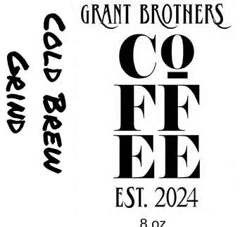 Grant Brothers 8oz Cold Brew Grind – Smooth, Low‑Acid Small‑Batch Coffee